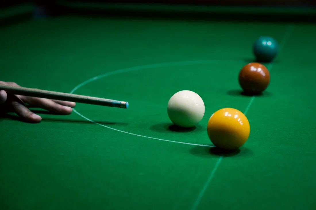 Snooker and pool tables inside Poplar Social Club